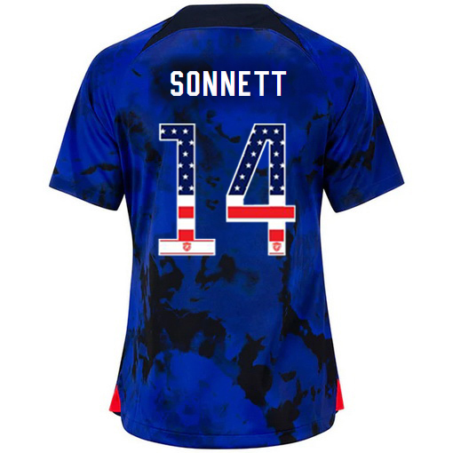 USA Blue Emily Sonnett 2022/23 Women's Jersey Independence Day