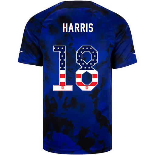USA Blue Ashlyn Harris 22/23 Men's Jersey Independence Day