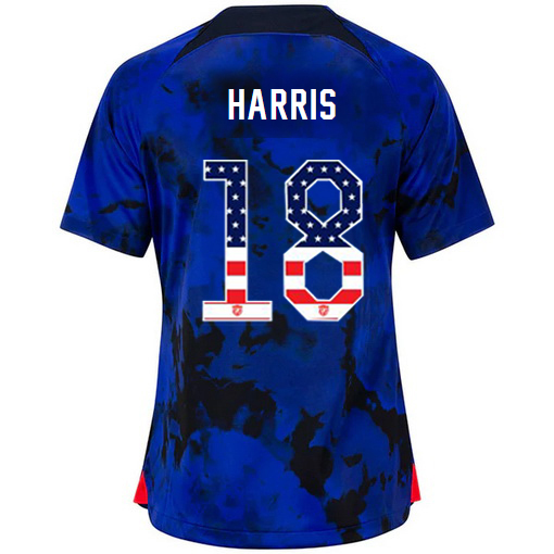USA Blue Ashlyn Harris 2022/2023 Women's Jersey Independence Day