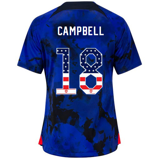 USA Blue Jane Campbell 22/23 Women's Jersey Independence Day