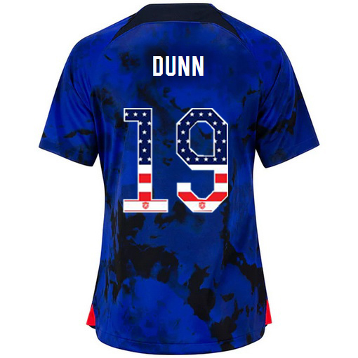 USA Blue Crystal Dunn 2022/2023 Women's Jersey Independence Day