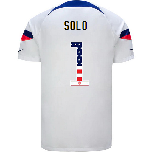 USA White Hope Solo 22/23 Men's Jersey Independence Day