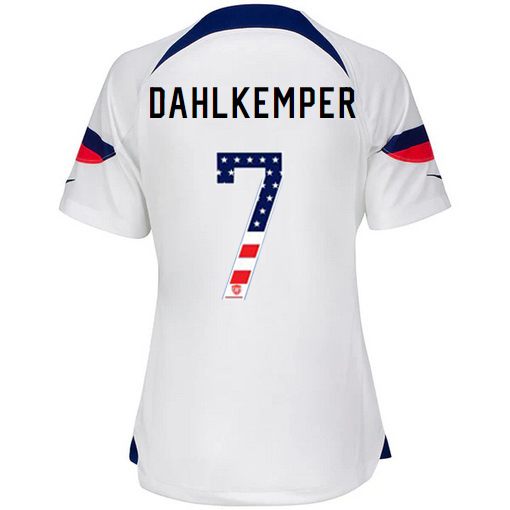 USA White Abby Dahlkemper 22/23 Women's Jersey Independence Day