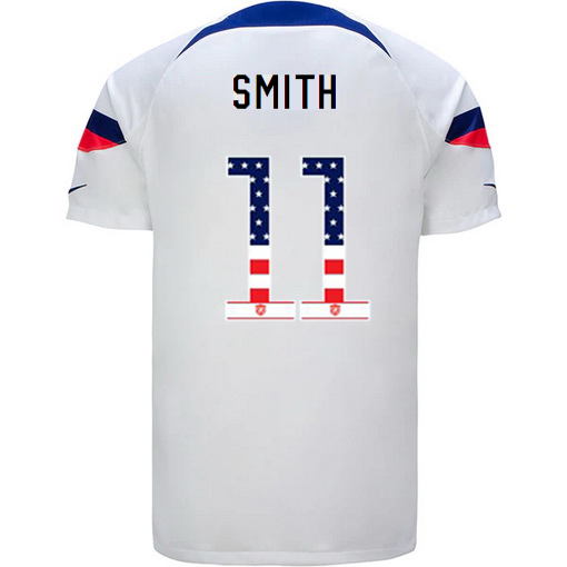 USA White Sophia Smith 22/23 Men's Jersey Independence Day
