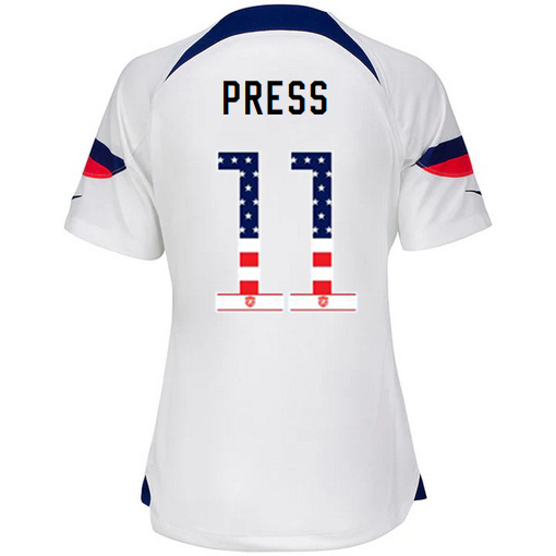 USA White Christen Press 2022/23 Women's Jersey Independence Day