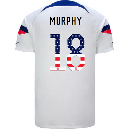 USA White Casey Murphy 2022/23 Men's Jersey Independence Day