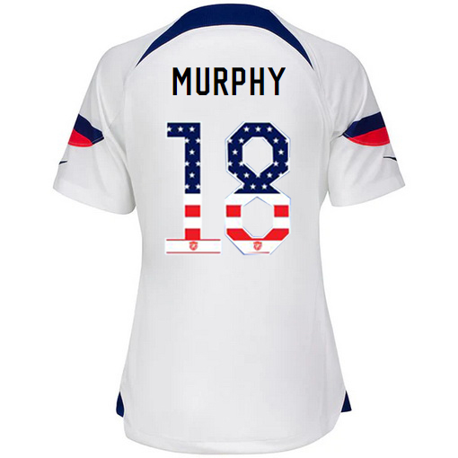 USA White Casey Murphy 22/23 Women's Jersey Independence Day