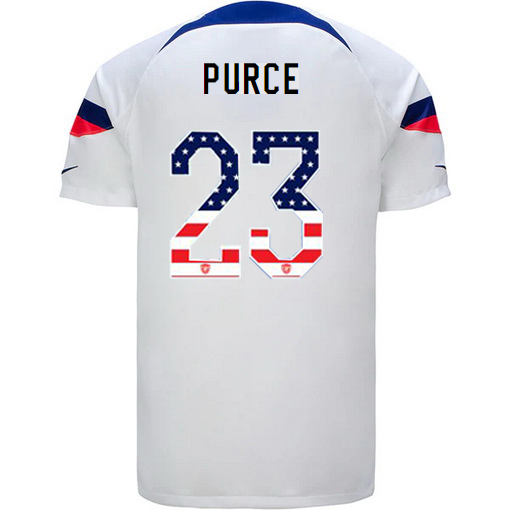 USA White Margaret Purce 22/23 Men's Jersey Independence Day