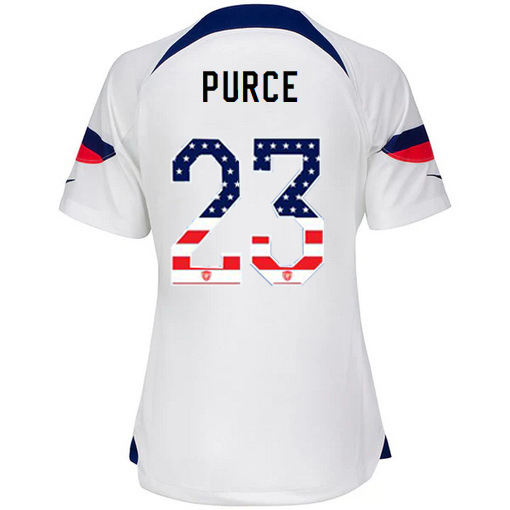 USA White Margaret Purce 2022/2023 Women's Jersey Independence Day - Click Image to Close