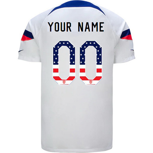 USA White Customized 2022/23 Men's Jersey Independence Day