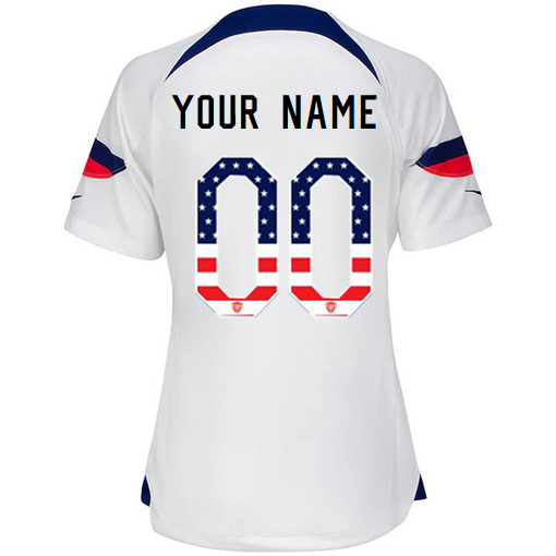 USA White Customized 22/23 Women's Jersey Independence Day
