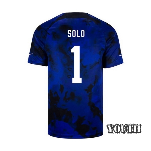 USA Away Hope Solo 2022/2023 Youth Soccer Jersey