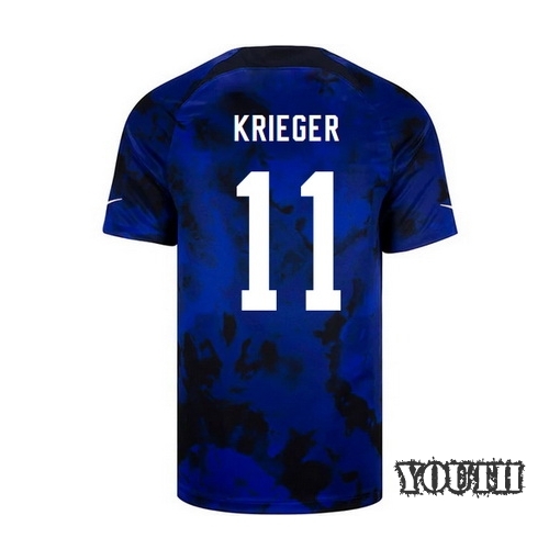 USA Away Ali Krieger 22/23 Youth Soccer Jersey - Click Image to Close