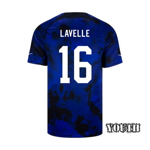 USA Away Rose Lavelle 2022/2023 Youth Soccer Jersey