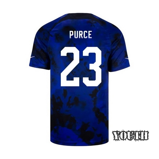 USA Away Margaret Purce 2022/2023 Youth Soccer Jersey