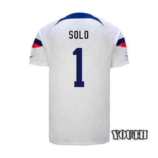 USA Home Hope Solo 22/23 Youth Soccer Jersey