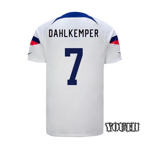 USA Home Abby Dahlkemper 2022/2023 Youth Soccer Jersey