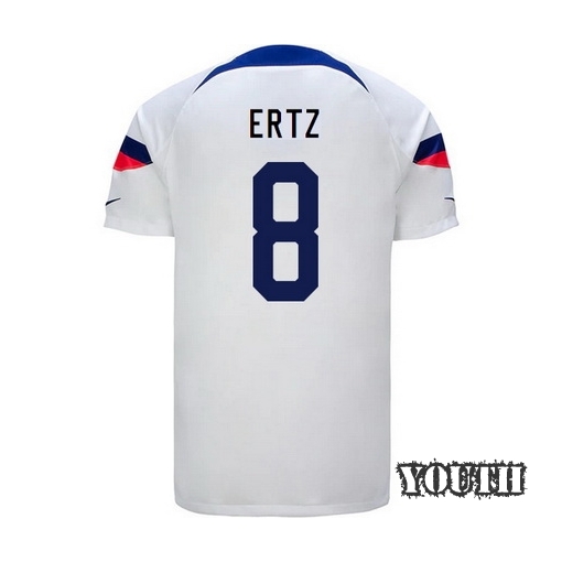 USA Home Julie Ertz 22/23 Youth Soccer Jersey - Click Image to Close