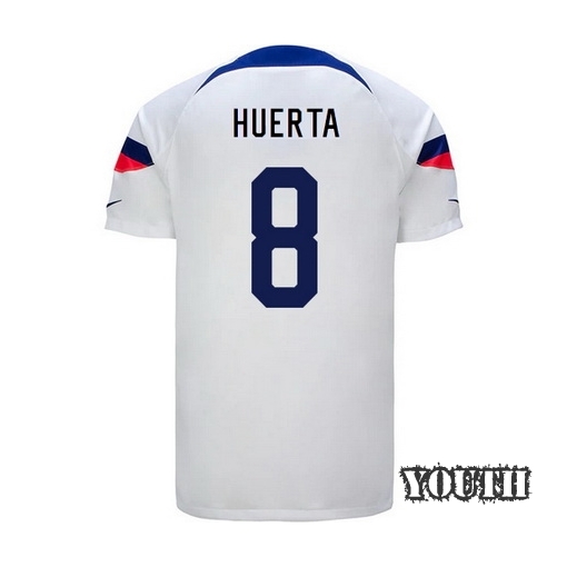 USA Home Sofia Huerta 2022/2023 Youth Soccer Jersey
