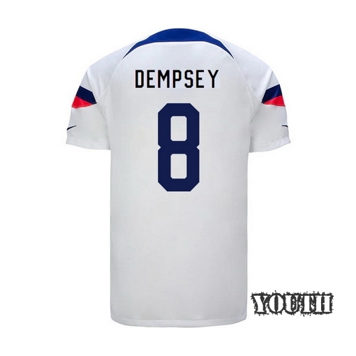 USA Home Clint Dempsey 2022/23 Youth Soccer Jersey