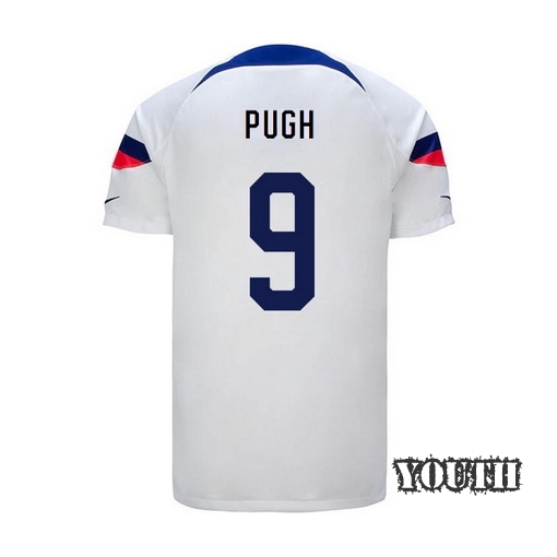 USA Home Mallory Pugh 2022/2023 Youth Soccer Jersey