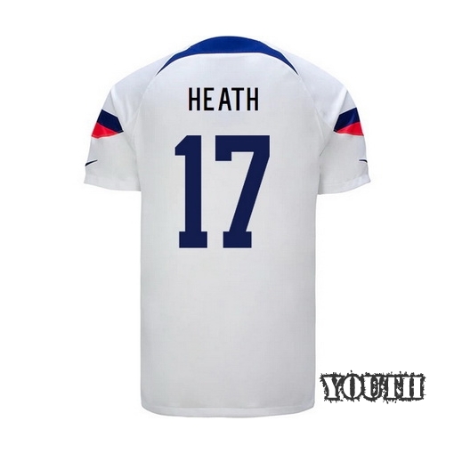 USA Home Tobin Heath 2022/2023 Youth Soccer Jersey