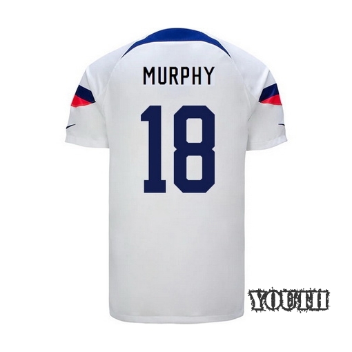 USA Home Casey Murphy 2022/2023 Youth Soccer Jersey