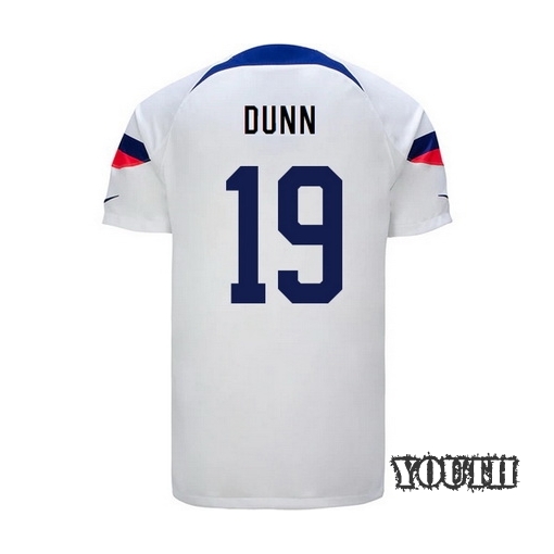 USA Home Crystal Dunn 2022/23 Youth Soccer Jersey