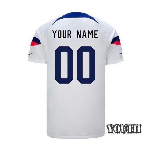 USA Home Customized 2022/2023 Youth Soccer Jersey