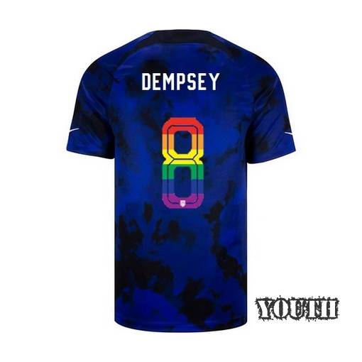 USA Loyal Blue Clint Dempsey 2022/2023 Youth PRIDE Jersey