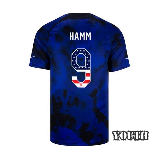 USA Blue Mia Hamm 2022/2023 Youth Jersey Independence Day