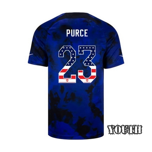USA Blue Margaret Purce 2022/2023 Youth Jersey Independence Day
