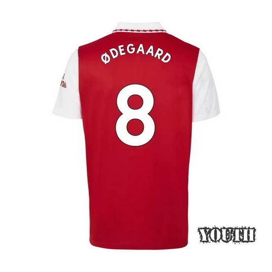 2022/23 Martin Odegaard Home Youth Soccer Jersey
