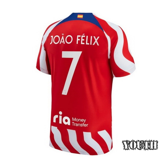 2022/23 Joao Felix Home Youth Soccer Jersey