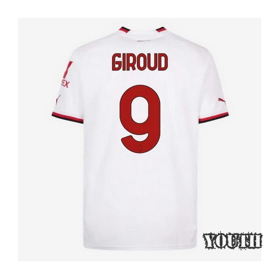 22/23 Olivier Giroud Away Youth Soccer Jersey