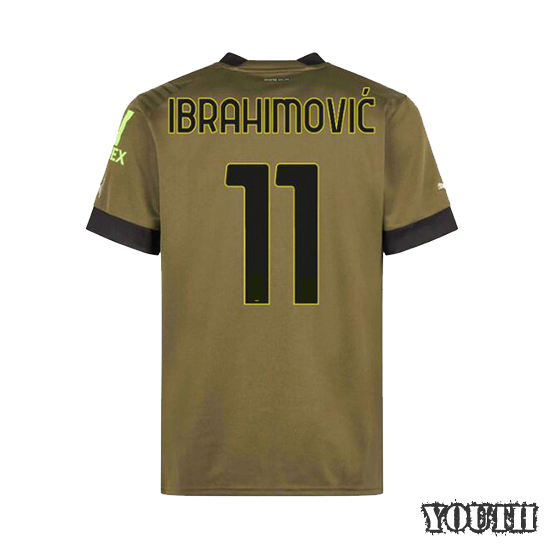 2022/2023 Zlatan Ibrahimovic Third Youth Soccer Jersey