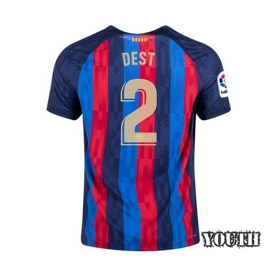 2022/23 Sergino Dest Home Youth Soccer Jersey