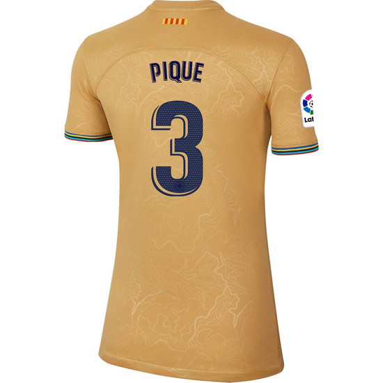 22/23 Gerard Pique Away Women's Soccer Jersey - Click Image to Close