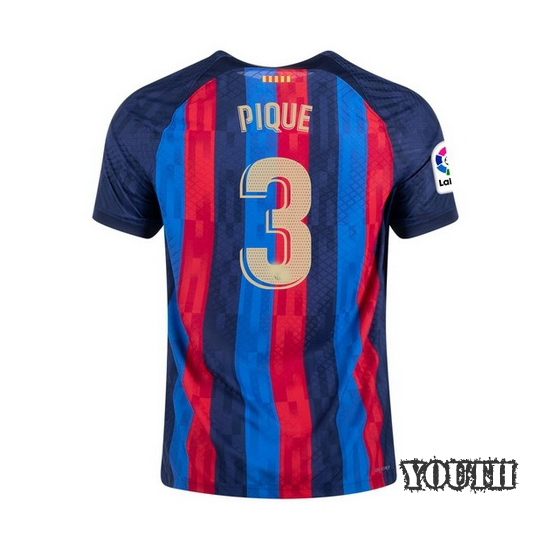 2022/23 Gerard Pique Home Youth Soccer Jersey