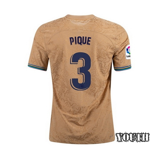 22/23 Gerard Pique Away Youth Soccer Jersey