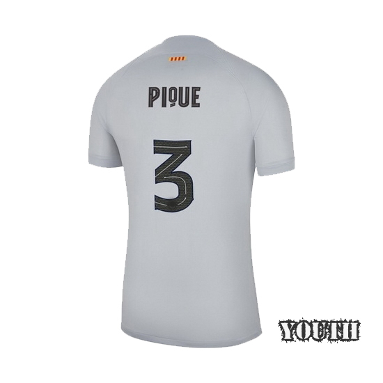 2022/2023 Gerard Pique Third Youth Soccer Jersey