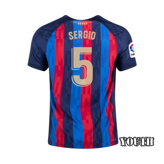 2022/23 Sergio Busquets Home Youth Soccer Jersey
