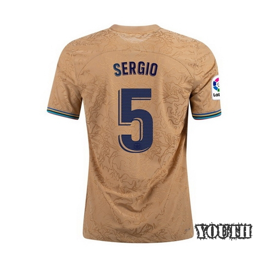22/23 Sergio Busquets Away Youth Soccer Jersey
