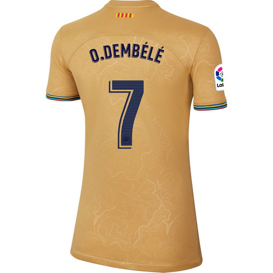 22/23 Ousmane Dembele Away Women's Soccer Jersey