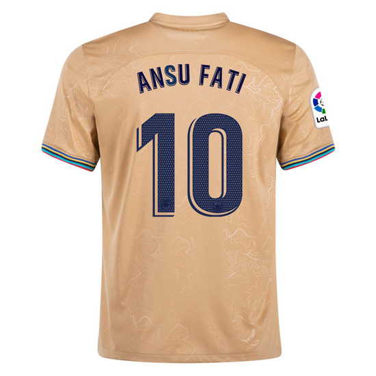 22/23 Ansu Fati Away Men's Soccer Jersey