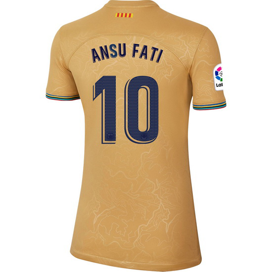 22/23 Ansu Fati Away Women's Soccer Jersey