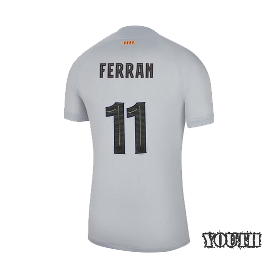 2022/2023 Ferran Torres Third Youth Soccer Jersey