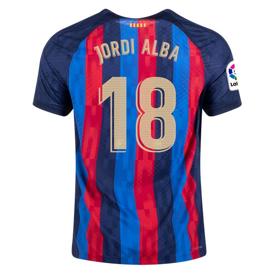 2022/23 Jordi Alba Home Men's Soccer Jersey