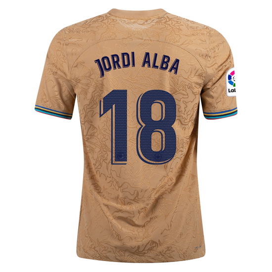 22/23 Jordi Alba Away Men's Soccer Jersey