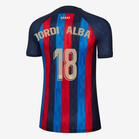2022/23 Jordi Alba Home Women's Soccer Jersey